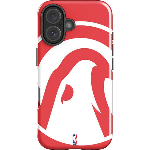NBA Atlanta Hawks Largo Logo iPhone 16 Plus Impact Case